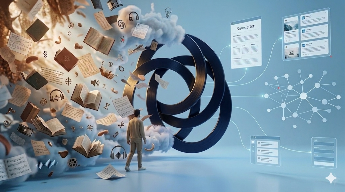 Le cycle Ekenor : inputs à gauche, filtre au centre, outputs à droite