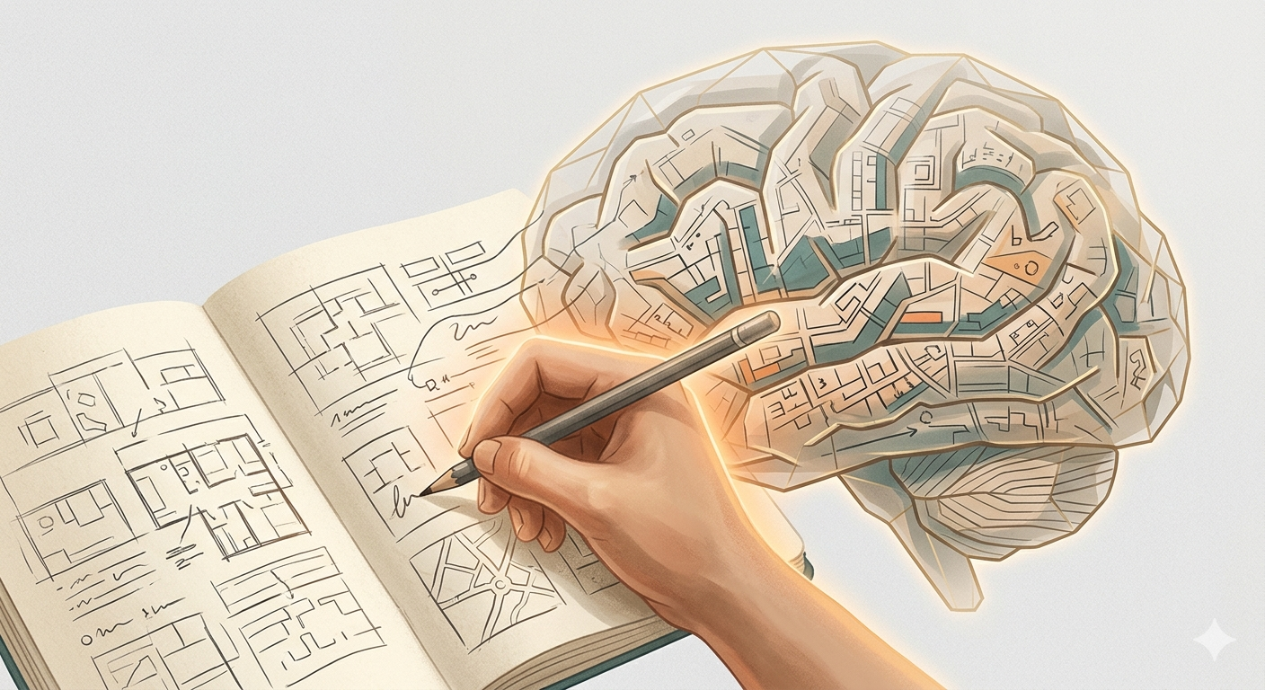 L'Extended Mind : le carnet comme extension du cerveau